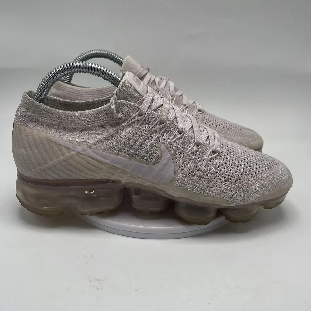 Nike Air Shoes Women Size 8 Vapormax Flyknit Pink Athletic Running Sneakers 3921